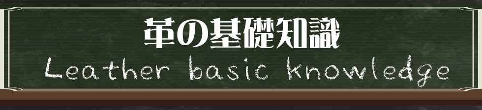 革の基礎知識